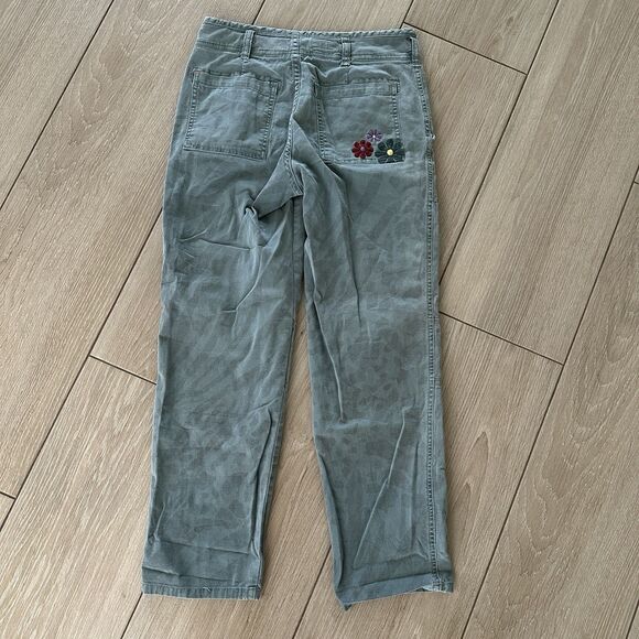 Anthropologie Pilcro the Wanderer Utility Patches Pants Size 26 Embroidered - Picture 8 of 9